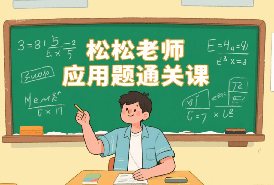 松松老师应用题通关课