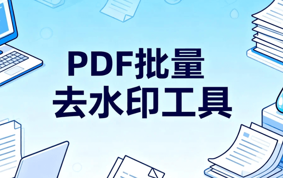PDF批量去水印