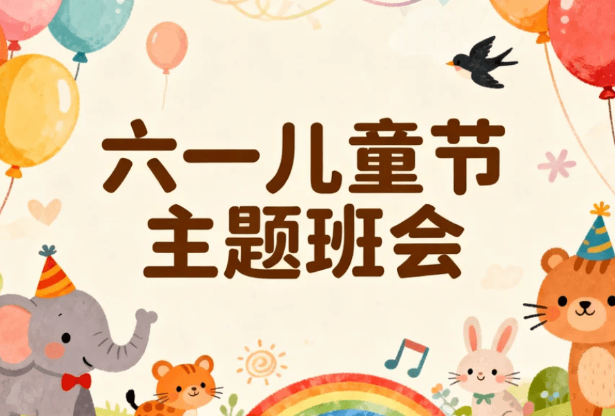 儿童节主题班会PPT