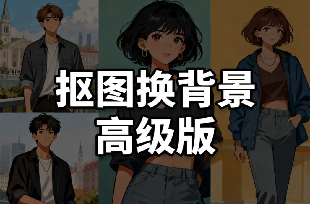 抠图换背景