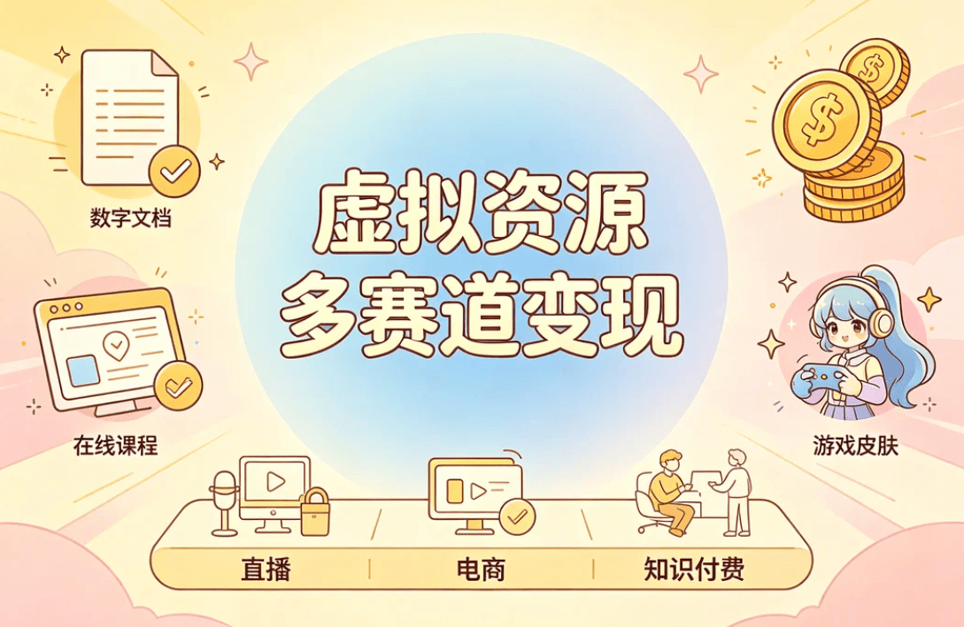 虚拟资源变现