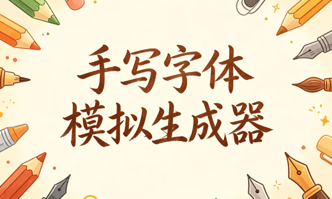 手写字体模拟生成器