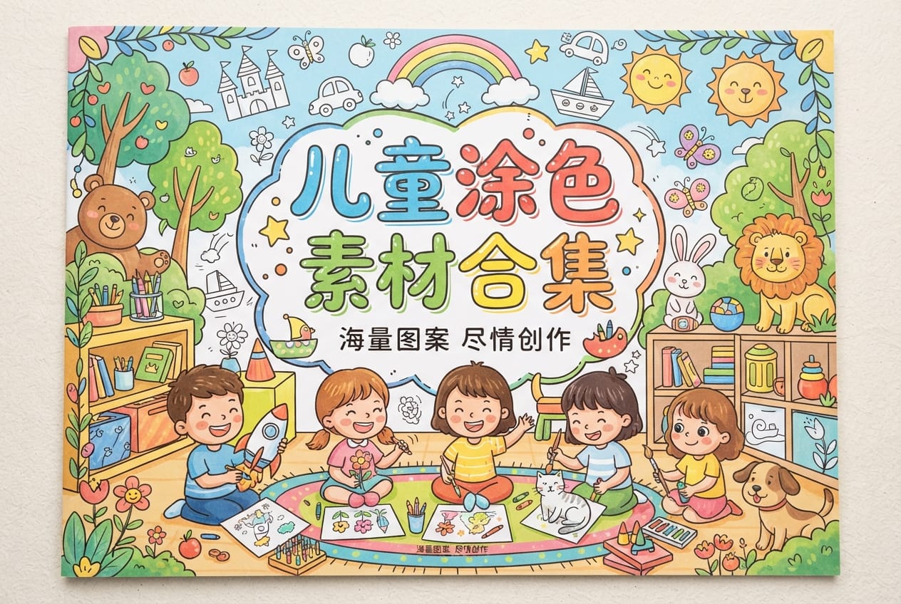涂色素材